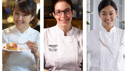 Female chef at Marina Bay Sands